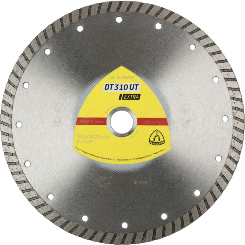 KLINGSPOR 115mm x 2mm x  22.23mm DIAMOND CUTTING BLADE