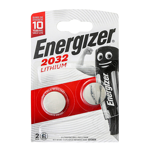 Energizer Lithium CR2032 Coin Battery Pack of 2