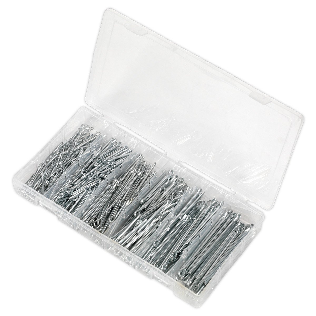 Sealey Split Pin Assortment 555pc Small Sizes Imperial & Metric