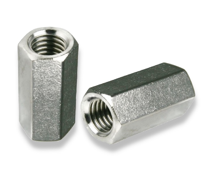 M16  x  48mm Studding Connectors Grade 4 Zinc Plated  DIN 6334