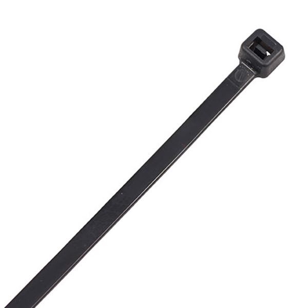 3.6 x 300 Cable Ties Black ( Pack of 100 )