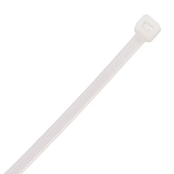 4.8 x 200 Cable Ties Natural  ( Pack of 100 )