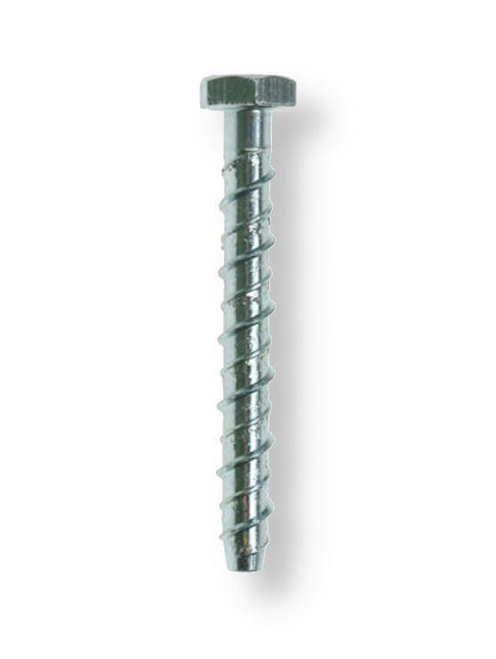 M12 x 60   Hexagon Head  Ankerbolt (10mm Drill )  Zinc Plated