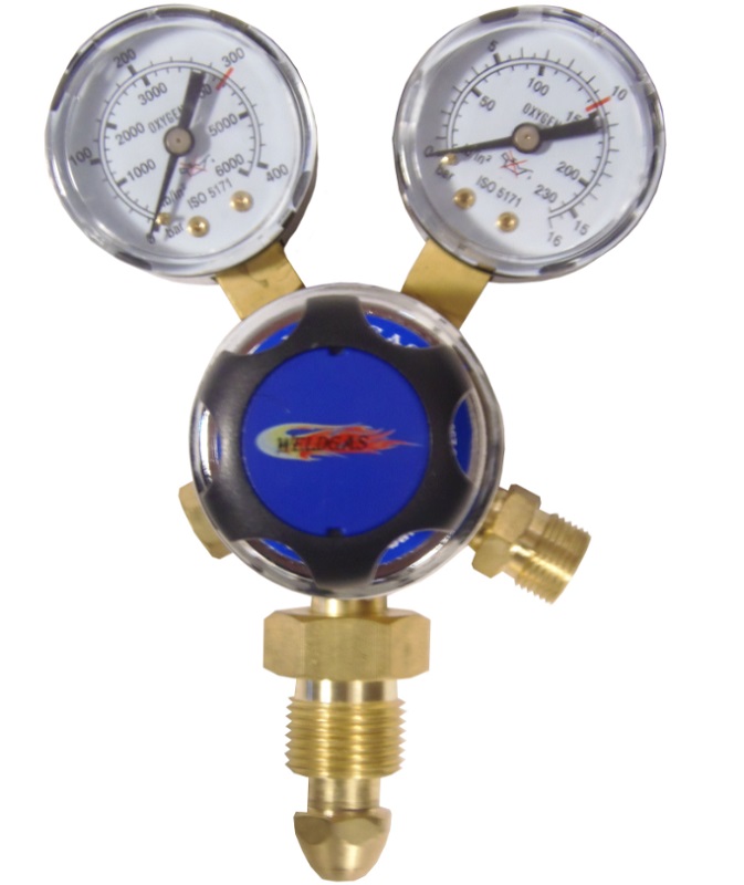 WeldGas Single Stage 2 Gauge Oxygen Regulator 10 Bar