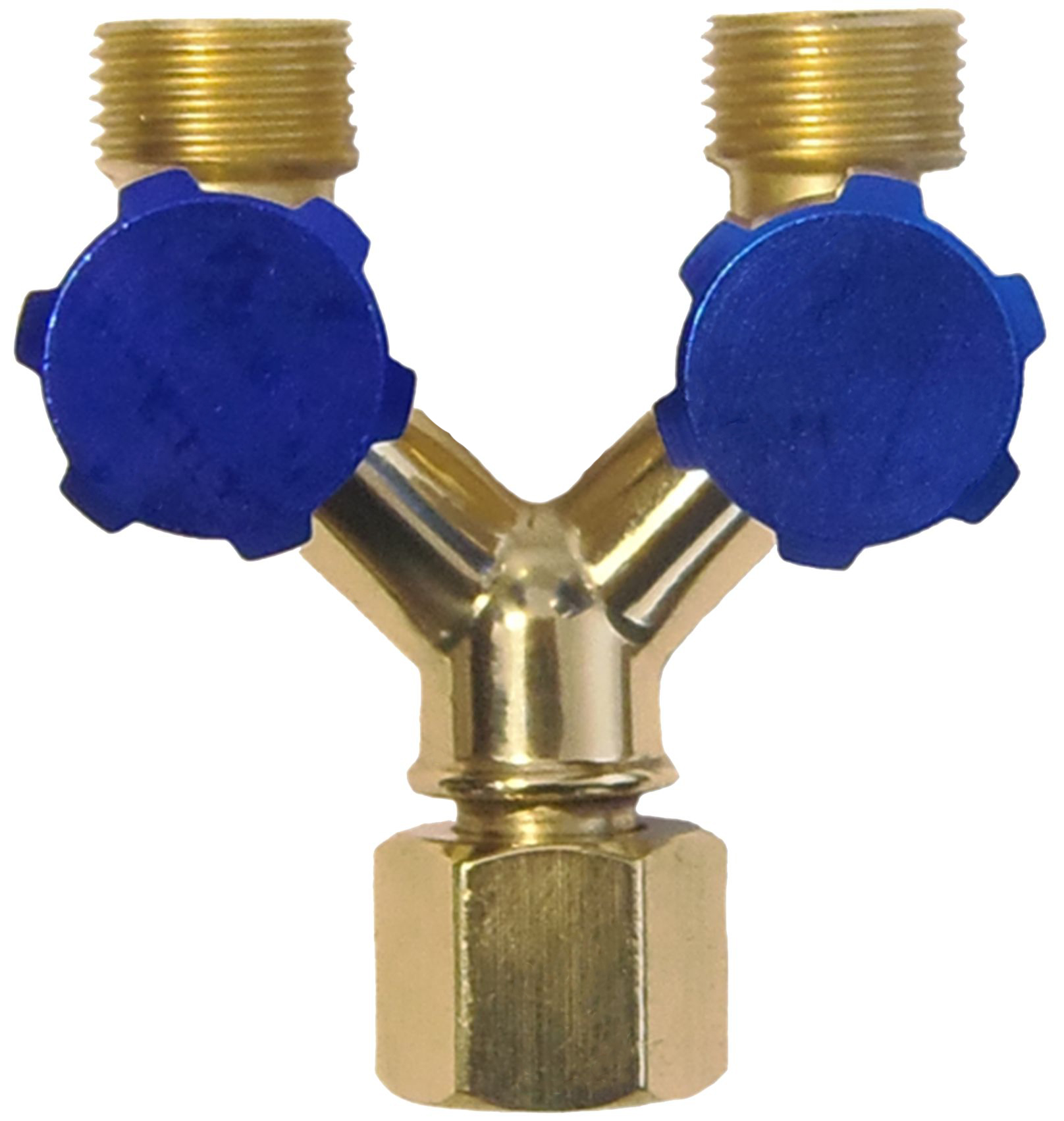 Weldgas Right Hand Y Twin Outlet