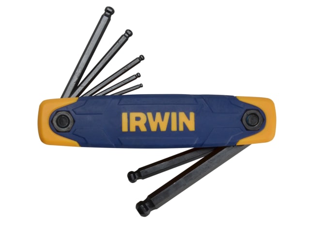IRWIN Folding Ball End Hexagon Key Set of 7 Metric (2-8mm) IRWT10769