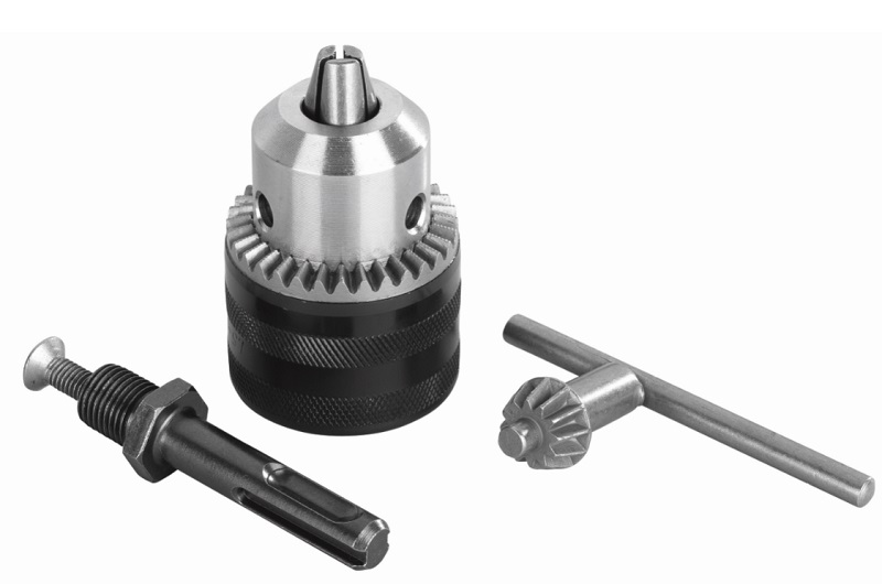 Addax 1/2" Chuck, Key & SDS Plus Adaptor Set