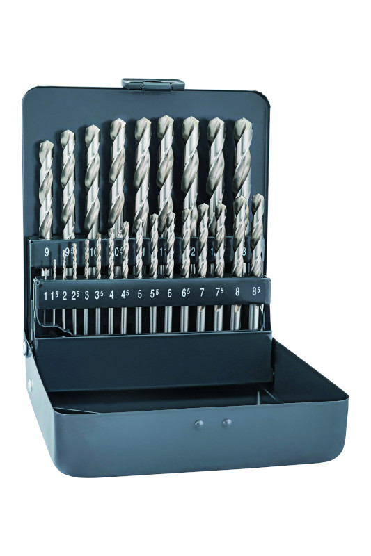 ALPEN 25PC JOBBER DRILLS HSS COBALT DIN 338 RN PACK OF 25