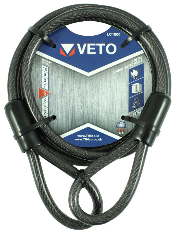 Veto Looped Cable - 10 x 1800mm