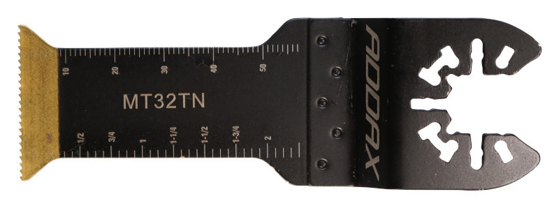 Addax 32mm Flush-Cut Multi-Tool Blade - Titanium Coated for Wood/Metal with Universal Fitting