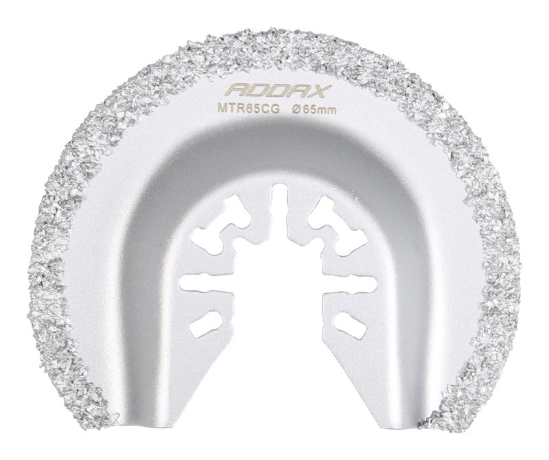 Addax 65mm Carbide Grit Radial Multi-Tool Blade for Tiles with Universal Fitting