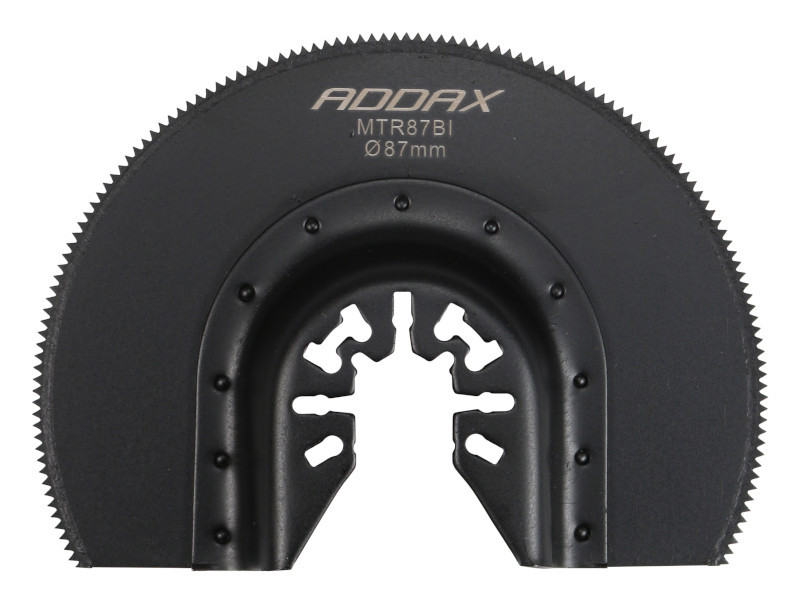 Addax 87mm Radial Bi-Metal Multi-Tool Blade for Wood/Metal with Universal Fitting