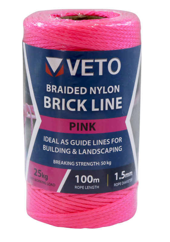 Veto Nylon Brick Line - 1.5m x 100m
