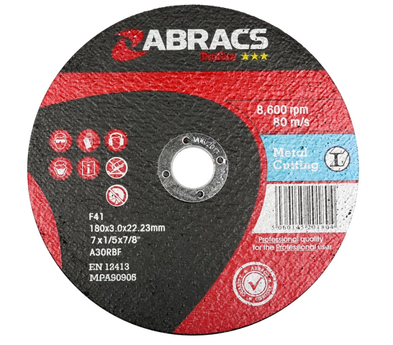 Abracs Proflex 178mm x 3mm x 22mm Flat Metal Cutting Disc