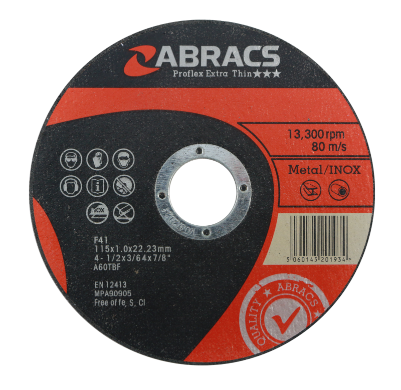 FES Abracs Proflex Extra Thin Cutting Disc 115mm x 1.0mm INOX