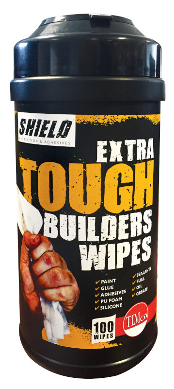 Shield Extra Tough Builders Wipes - 100 Wipes