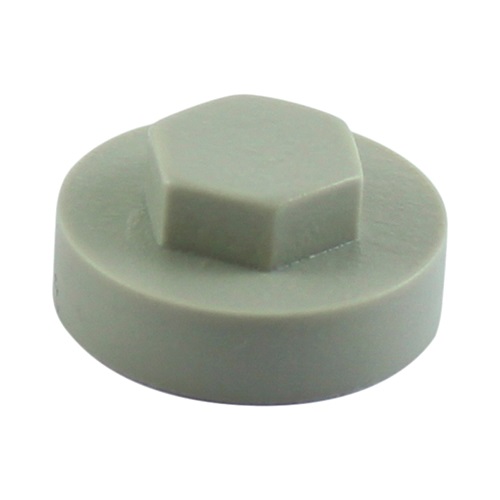 16MM COVER CAP TO SUIT HEXAGON HEAD SELF DRILL SCREWS WITH 16MM WASHERS - GOOSEWING GREY (10A05)