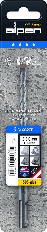 M14.0 x 260mm  SDS  PLUS REBAR DRILL - FORCE X