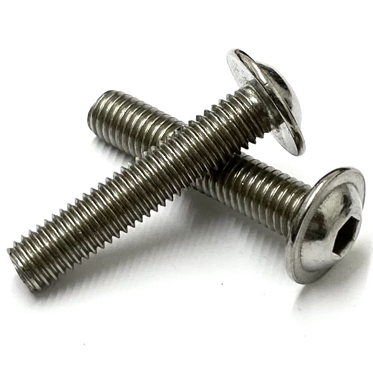 A2 M3 X 16 Socket Button (Dome Flange Head) Screws A2 Stainless (304)