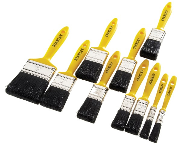 STANLEY Hobby Paint Brush Set of 10 STAHOBBY10