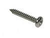 6 x 1.1/4" (3.5 x 30) A2 STAINLESS STEEL POZI PAN SELF TAPPING SCREWS