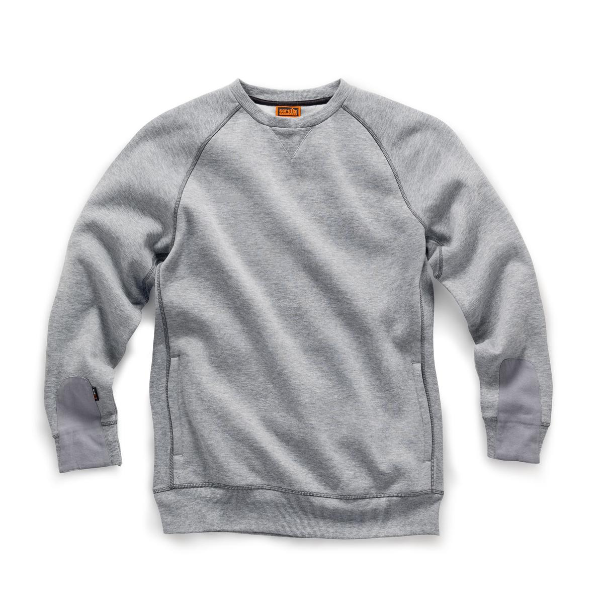 Scruffs Trade Sweatshirt Grey Marl S
