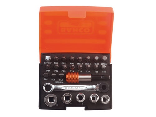 BAHCO S26 26PC SMALL RATCHETING SET