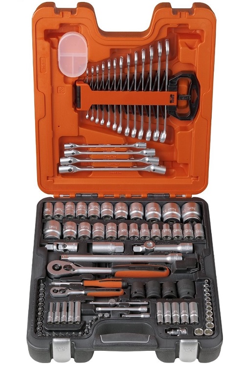 BAHCO 1/4 & 1/2" SQ DRIVE SOCKET AND SPANNER SET S106