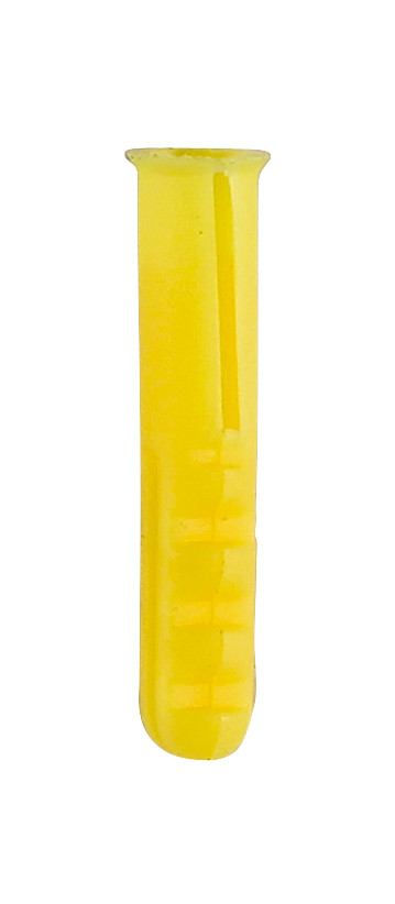 TIMco Plastic Plugs - Yellow (Box of 100)