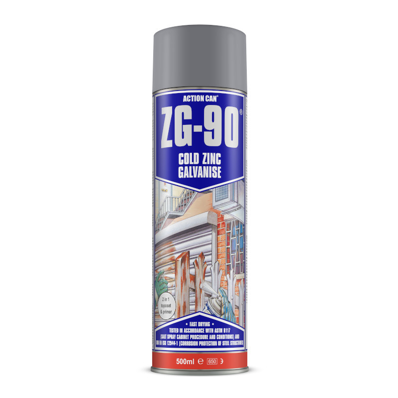 ZG-90 COLD BRIGHT ZINC GALVANISING PRIMER 500ml   AEROSOL
